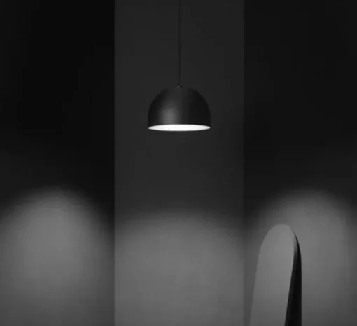 Suspension, Bob, blanc, LED, 3000K, 838 lm, Ø26cm, H15,5cm - Zero