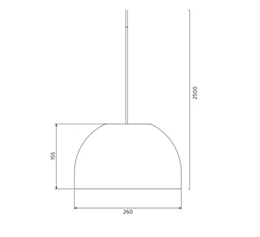 Suspension, Bob, blanc, LED, 3000K, 838 lm, Ø26cm, H15,5cm - Zero
