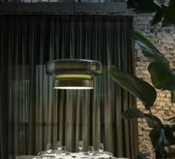 Suspension, Bohemia 84, vert, LED, 2700k, 1619lm, dim triac, Ø84cm, H41,5cm - Marset