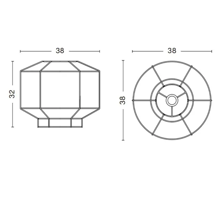 Suspension, Bonbon 380, crème glacée, rose, Ø38cm, H32cm - HAY