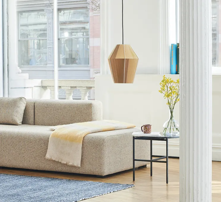 Suspension, Bonbon 320, jaune, Ø32cm, H38cm - HAY