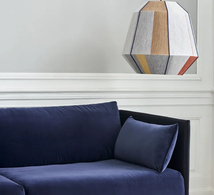 Suspension, Bonbon 500, terre, gris, Ø50cm, H46cm - HAY