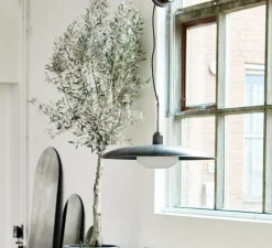 Suspension, Boston Antique brown, marron vieilli, Ø60cm, H7cm - House Doctor