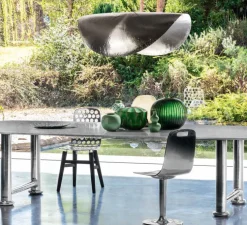 Suspension, Brass 96, argent, L120cm, H42cm - GERVASONI