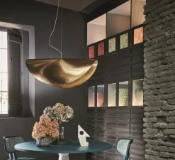 Suspension, Brass 96, laiton, Ø120cm, H42cm - Gervasoni