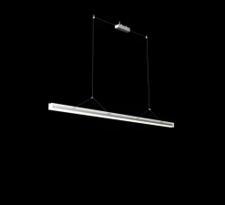 Suspension, Bridge 180, Blanc brouillard, LED, dim, 2700K, 2495 lm, L180cm, H5,1cm - Tonone