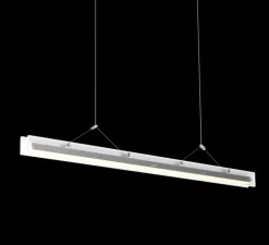 Suspension, Bridge 110, Blanc brouillard, LED, dim, 2700K, 1492 lm, L110cm, H5,1cm - Tonone