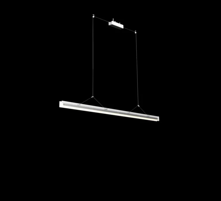 Suspension, Bridge 150, Blanc brouillard, LED, dim, 2700K, 2058 lm, L149,5cm, H5,1cm - Tonone
