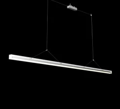 Suspension, Bridge 220, Blanc brouillard, LED, dim, 2700K, 3068 lm, L220cm, H5,1cm - Tonone