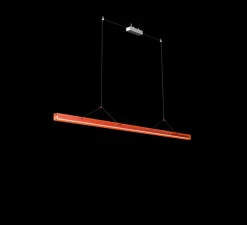 Suspension, Bridge 180, Orange lave, LED, dim, 2700K, 2495 lm, L180cm, H5,1cm - Tonone