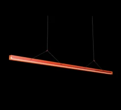 Suspension, Bridge 220, Orange lave, LED, dim, 2700K, 3068 lm, L220cm, H5,1cm - Tonone