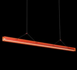 Suspension, Bridge 150, Orange lave, LED, dim, 2700K, 2058 lm, L149,5cm, H5,1cm - Tonone