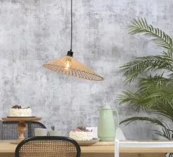 Suspension, Bromo M, naturel, Ø50cm, H11cm - Good&Mojo