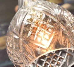 Suspension, Brussels, transparent, or , Ø14cm, H30cm - It's about Romi