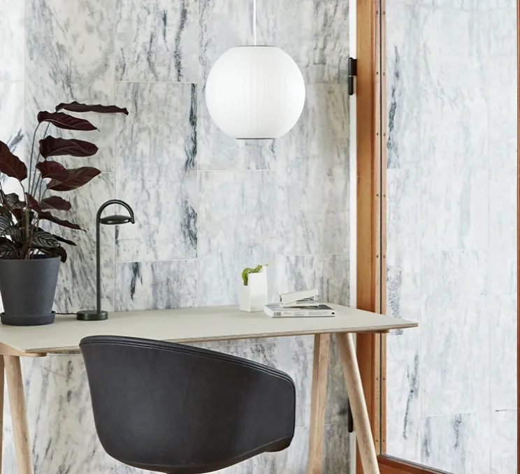 Suspension, Bubble Ball S, blanc, Ø32,5cm, H30,5cm - HAY