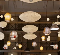 Suspension, Bubble Saucer L, blanc, Ø89cm, H35,5cm - HAY