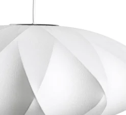 Suspension, Bubble Saucer Crisscross M, blanc, Ø63,5cm, H25,5cm - HAY