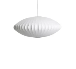 Suspension, Bubble Saucer M, blanc, Ø63,5cm, H25,5cm - George Nelson - HAY