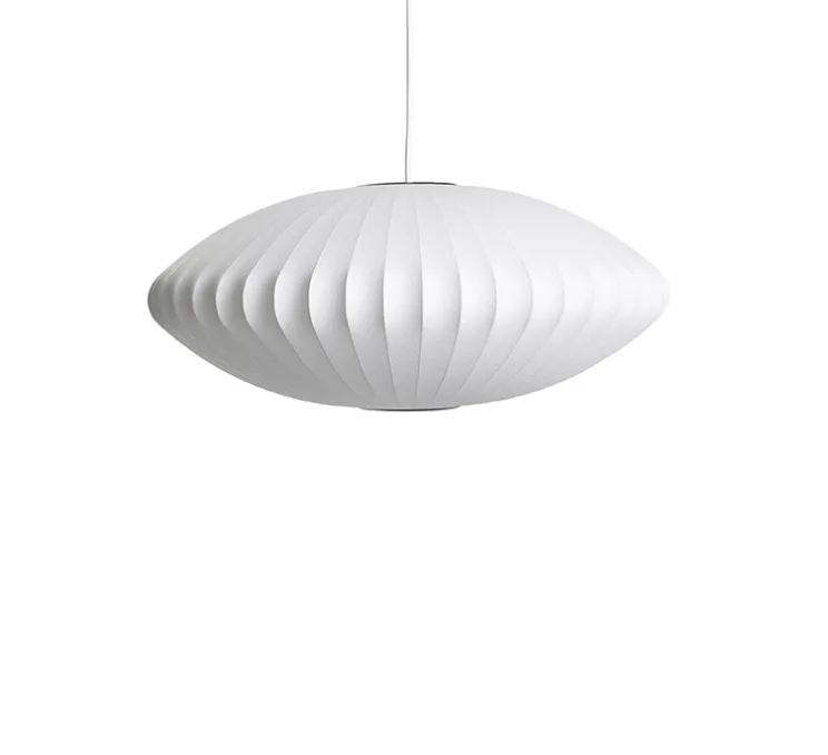 Suspension, Bubble Saucer M, blanc, Ø63,5cm, H25,5cm - George Nelson - HAY