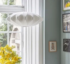 Suspension, Bubble Saucer Crisscross S, blanc, Ø44,5cm, H18cm - HAY