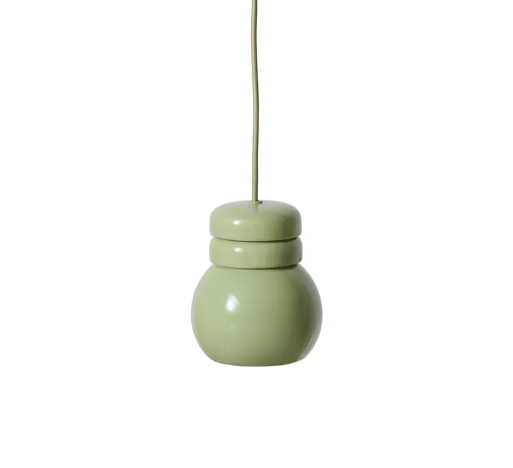 Suspension, Bulb, pistachio, Ø13cm, H15,2cm - HK Living