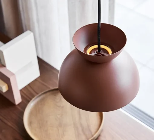 Suspension, Butterfly, rouge mat, Ø21cm, H18cm - Frandsen