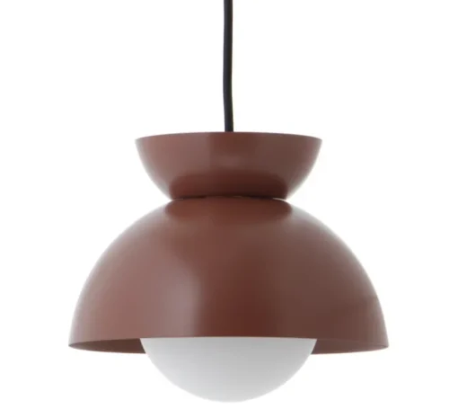 Suspension, Butterfly, rouge mat, Ø21cm, H18cm - Frandsen