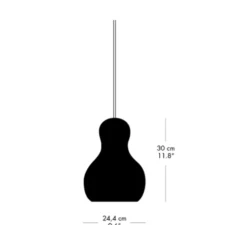 Suspension, Calabash P2, or, Ø22,4cm, H30,5cm - Fritz Hansen