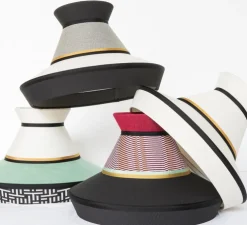 Suspension, Calypso SO GUADALOUPE, noir, rouge, L36cm, H63cm - Contardi