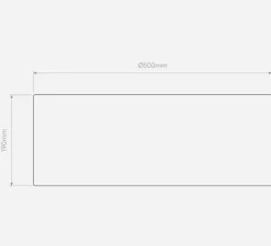 Suspension, Cambria, structure nickel mat, abat-jour blanc brillant, Ø50cm, H20cm - Astro