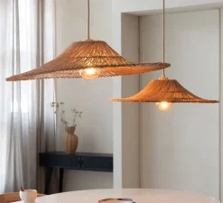 Suspension, Cancun L, naturel, Ø70cm, H16cm - Good&Mojo