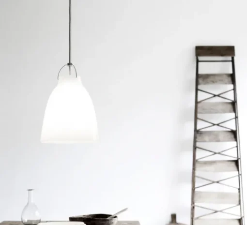 Suspension, Caravaggio Opal P1, blanc, Ø16,5cm, H21,6cm - Fritz Hansen