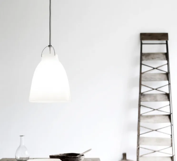 Suspension, Caravaggio Opal P1, blanc, Ø16,5cm, H21,6cm - Fritz Hansen