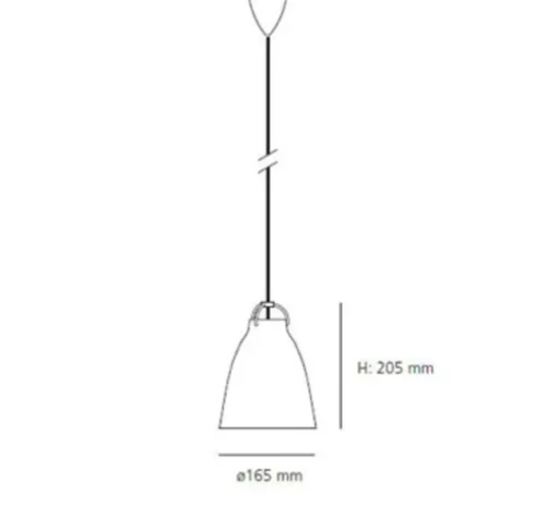 Suspension, Caravaggio Opal P1, blanc, Ø16,5cm, H21,6cm - Fritz Hansen