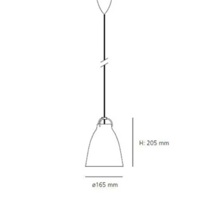 Suspension, Caravaggio Opal P1, blanc, Ø16,5cm, H21,6cm - Fritz Hansen