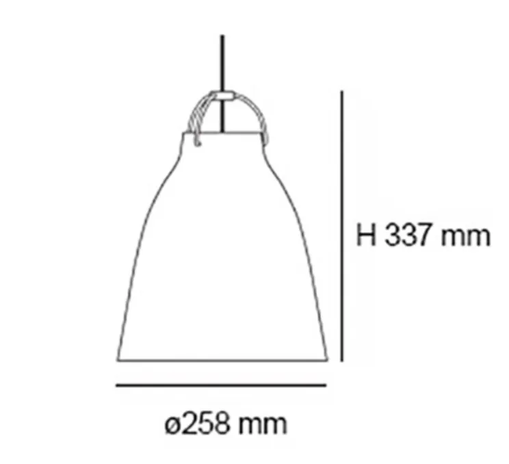 Suspension, Caravaggio Opal P2, blanc, Ø25,8cm, H33,7cm - Fritz Hansen