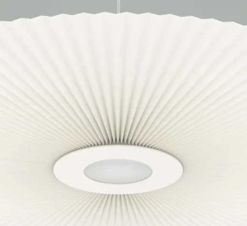 Suspension, Carmen Large, blanc, DIM, LED, 700lm, Ø120cm, H3,5cm - HARTÔ