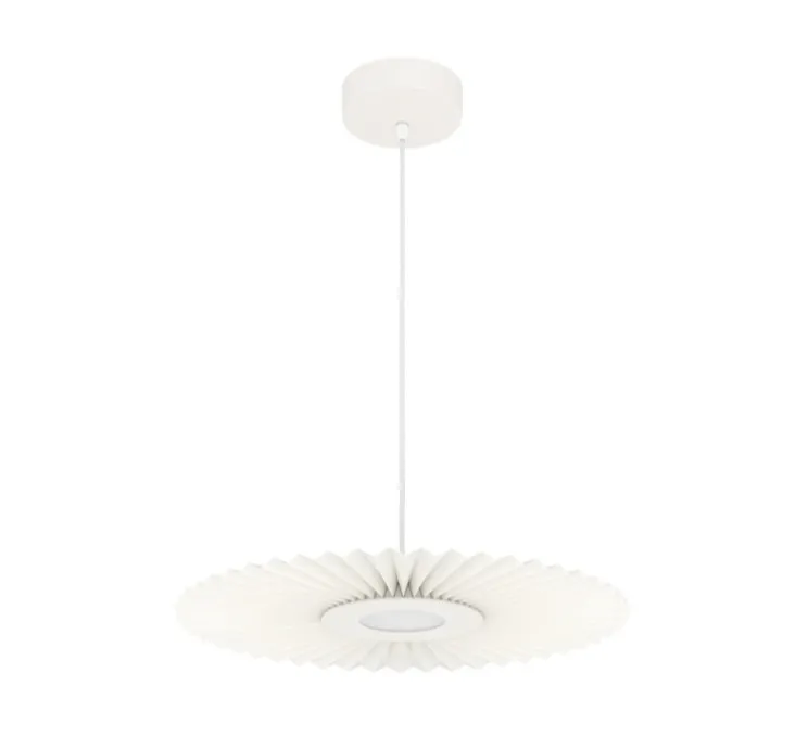 Suspension, Carmen small, blanc, DIM, LED, 2700K, 700lm, Ø50cm, H3,5cm - Hartô