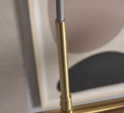 Suspension, Carrara, Finition Marbre blanc, laiton, L105cm, H20cm - It's about Romi