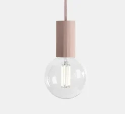 Suspension, Case Clear Bulb, Blush, dim, 2300K, H22,4cm - Vitamin