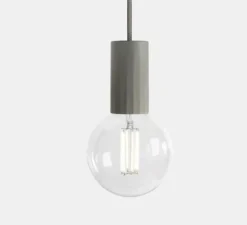 Suspension, Case Clear Bulb, Charcoal, dim, 2300K, H22,4cm - Vitamin
