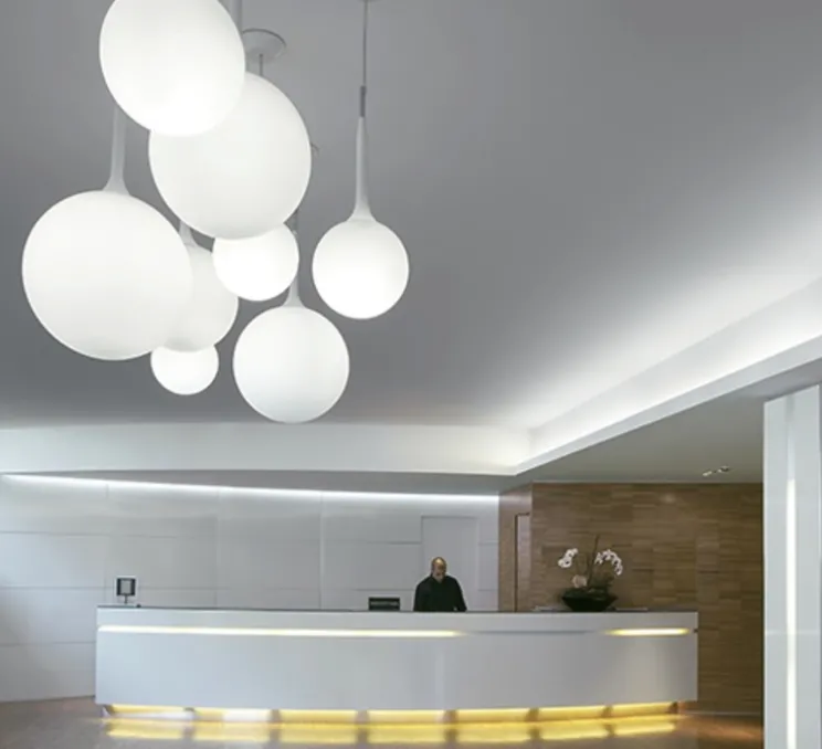 Suspension, Castore 25, blanc, H222cm, Ø25cm - Artemide