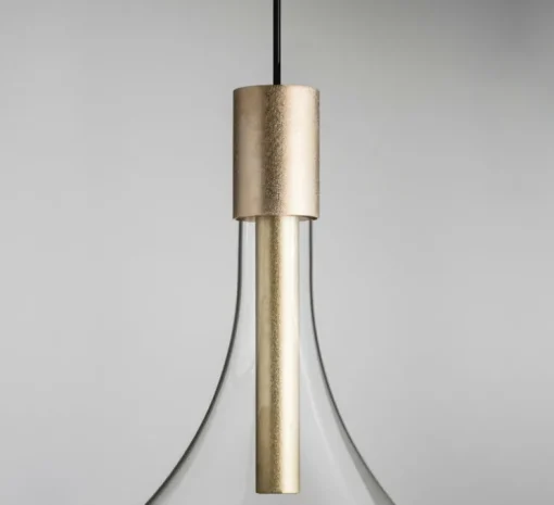 Suspension, Cathode 1, laiton brossé, endless, LED, 2700K, 264lm, Ø22cm, H32cm - Davide Groppi