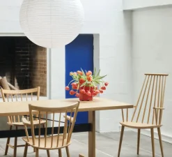 Suspension, Câble 4m, douille & rosace noir, Rice Paper, blanc, Ø60cm, H60cm - HAY