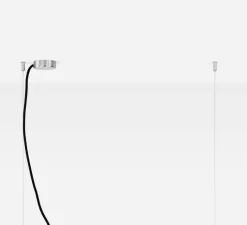 Suspension, [C3],béton gris foncé, acier inoxydable, L182cm, H8cm, 2700K, dimmable - GANTLights