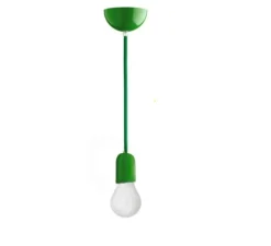 Suspension, ceilinglamp.003, vert, Ø5cm, H15cm - Zangra