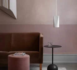 Suspension, Ceramic, Narrow, blanc, Ø11,2cm, H22cm - Moebe