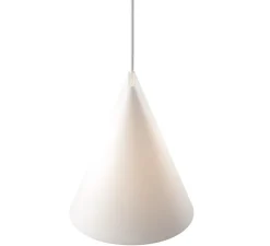 Suspension, Ceramic, Wide, blanc, Ø23cm, H23,5cm - Moebe