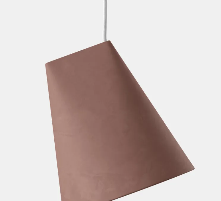 Suspension, Ceramic, Wide, terracotta, Ø23cm, H23,5cm - Moebe