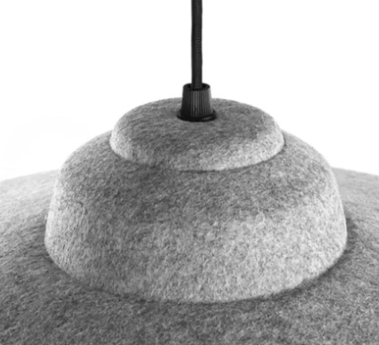 Suspension, Charlie, gris, Ø41,5cm, H16,5cm - Zangra